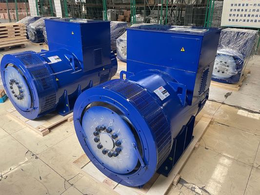28kw 160kva इलेक्ट्रिक 110 - 240V IP23 कॉपी स्टैमफोर्ड 1 के साथ ब्रशलेस एसी जनरेटर